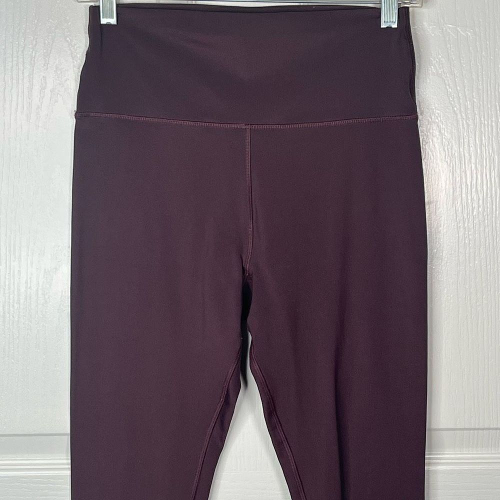 Glyder Sz M Athletic Leggings Wine Burgundy or Maroon